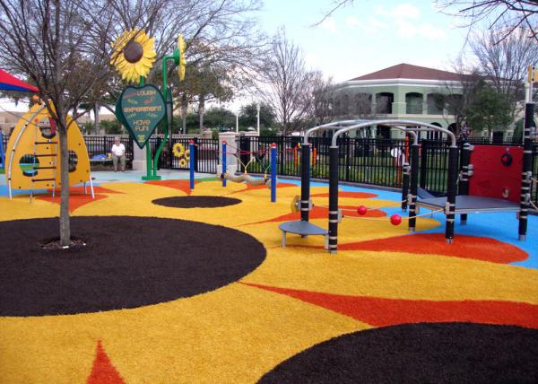 Césped artificial para parques infantiles